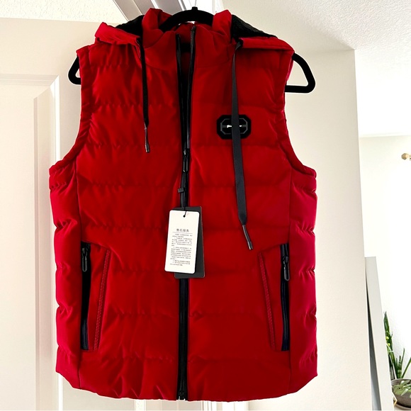 NWT Limitsix Men’s Parris Hooded Puffer Vest - Picture 1 of 8